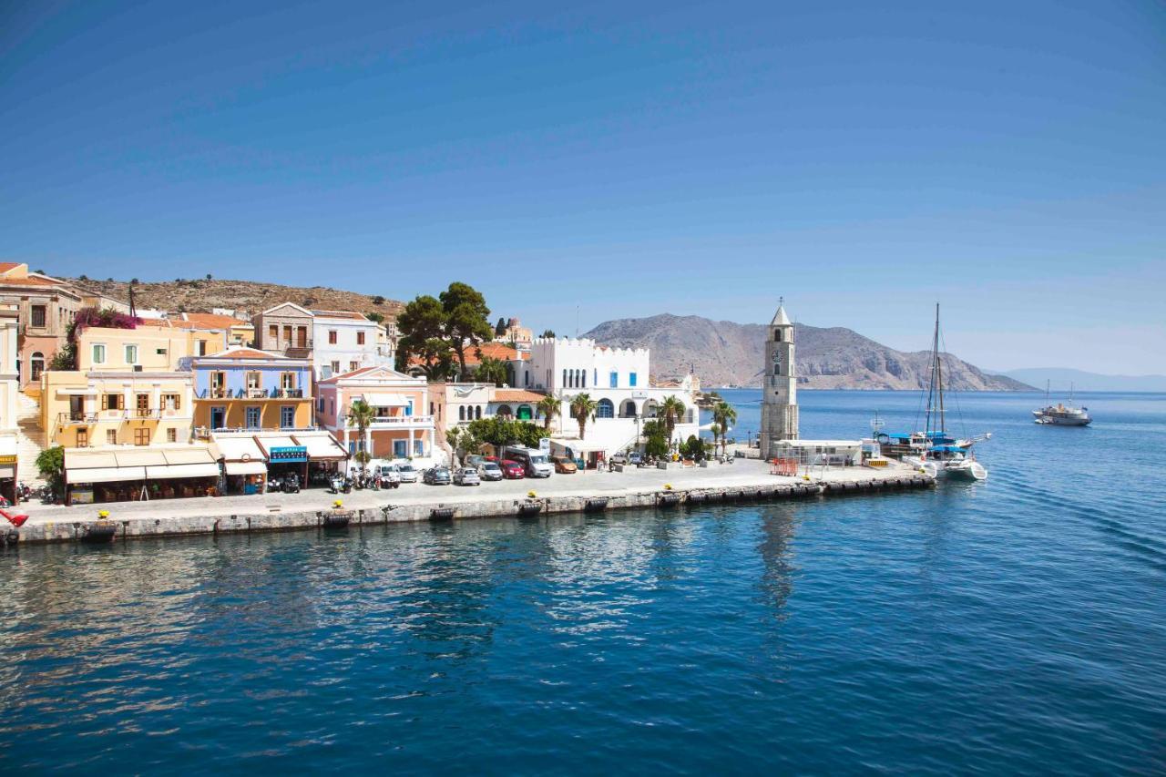 Cozy Apartments In Symi Center Exterior photo
